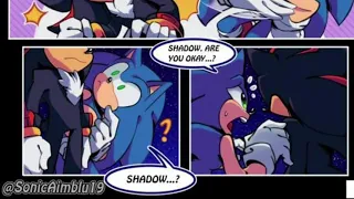 Sonic & Shadow bro moment comic dub.