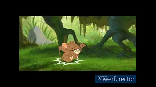 Tom Cat - (Yelling like Tarzan, while grabbing Jerry) (READ DESCRIPTION)