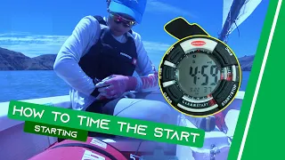 OPTIMIST SAILING - How To Time The Start | [Starting]