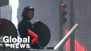 Russian military shows off it's strength at Victory Day parade rehearsal