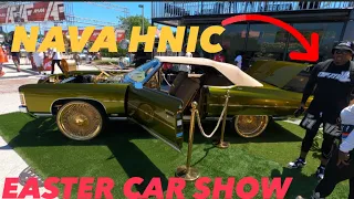 Nava Easter Car Show Fort Lauderdale / Miami Beach Convertible Donks Box Chevy Impala Gbody Part 1‼️