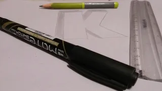 How to draw 3d letter k