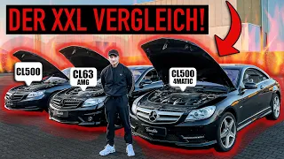 Vergleich Mercedes CL500 gegen CL63 AMG