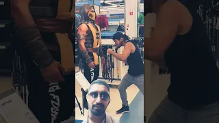 Scorpion vs Bodybuilder😱 Mortal Kombat Battle #funny #viral