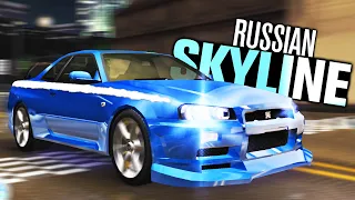 RUSSIAN Nissan Skyline GTR! - Need for Speed Underground REDUX Let's Play #15