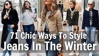 5 Outfit Formulas For Jeans In The Winter   *FASHION OVER 45*