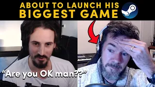 His Game Launches on Steam in 1 DAY! (I get inside his head).