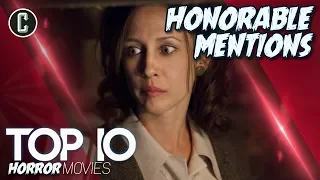 Top 10 Horror Movies - Honorable Mentions - The Conjuring and More