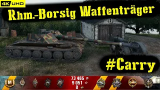 World of Tanks Rhm.-Borsig Waffenträger Replay - 8 Kills 6K DMG(Patch 1.6.1)