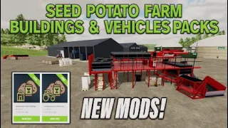 FS22 | SEED POTATO FARM PACKS | NEW MODS! | (Review) Farming Simulator 22 | PS5 | 20th June 2022.