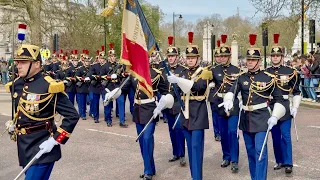 THUNDEROUS TRIUMPH: FRENCH TROOPERS DESCEND ON WELLINGTON BARRACKS FOR THE FIRST TIME IN HISTORY