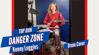 Kenny Loggins - Danger Zone (Drum Cover / Drummer Cam) Done LIVE by Teen Drummer   #Shorts