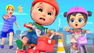 Wheels Go Round - Ride A Bike Safely | Super Sumo Nursery Rhymes & Kids Songs