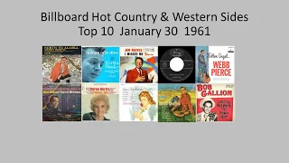 Billboard Top 10, Hot Country & Western Sides, Jan. 30, 1961