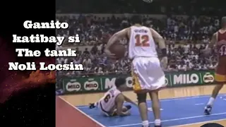 Noli Locsin nakatikim ng hard foul, pero natawa lang.