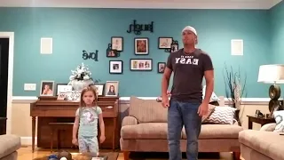 Daddy/daughter Git up challenge