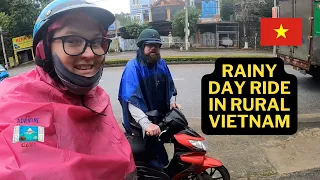 Flat Tire in Rural Vietnam | Meeting Locals