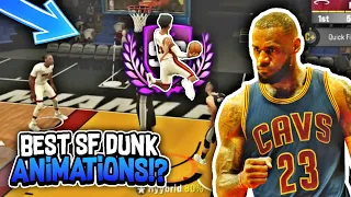 BEST ANIMATIONS FOR EVERY FORWARD BUILD IN NBA 2K22 MOBILE!!! MOST UNBLOCKABLE D CONTACT DUNKS