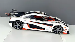 Koenigsegg Agera RS Cardboard Car