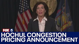 WATCH: Gov. Hochul says NYC congestion pricing plan indefinitely paused