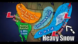 Why The Southern And Eastern U.S. Should Prepare For A Snowy Winter (Large Snowstorms Likely)