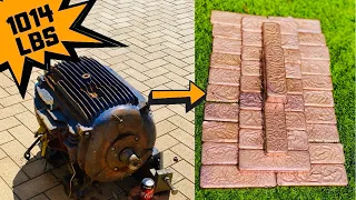 461KG Massive Motor Melt Down - Scrapyard Search - ASMR Metal Melting - BigStackD Trash To Treasure