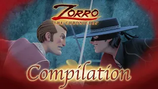 Episode 22 - 24 | Les Chroniques de Zorro | 1 Heure COMPILATION | Dessin animé de super-héros