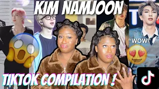 I’m in love with him!💍..KIM NAMJOON (RM) - TIKTOK EDIT COMPILATION! REACTION💜