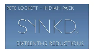 ‘INDIAN RHYTHM WORKOUT’ for SYNKD app. Here we look at 16ths reductions in 4/4.