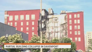 1 victim rescued overnight from Davenport apartment building collapse