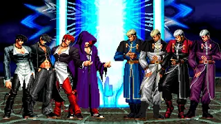 [KOF Mugen] Iori Yagami Team vs Rugal Bernstein Team