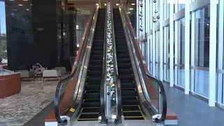 The BRAND NEW ThyssenKrupp Escalators at 24 Greenway Plaza!