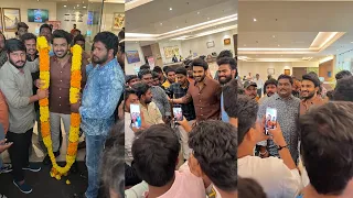 Kiran Abbavaram got warm welcome from rajamandry fans | Gossip Adda