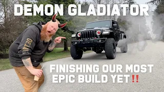 840 HP Demon Gladiator Build With Dana 60/80 Axles - Adding The Finishing Touches