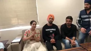 Trailer releasing of Sajjan Singh Rangroot- DILJIT DOSANJH & Sunanda Sharma :(Live Video)