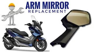 Honda Forza 300 - Replacing the Arm Mirror