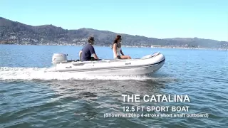 Catalina and Newport Inflatable Boats On The Water Videos