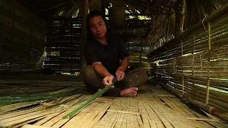 Shelter Decoration, Bamboo Knitting, Fish Trap & Cooking: Survival Alone | EP.186