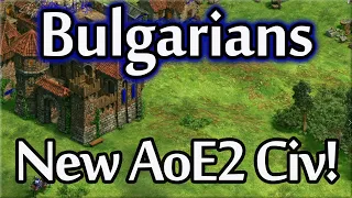 The Bulgarians! New AoE2 Civilization!