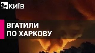 Окупанти завдали два ракетні удари по Харкову пізно ввечері: почалась пожежа