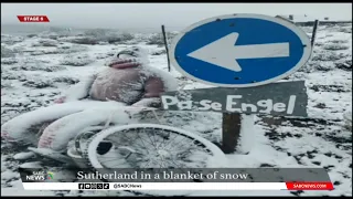 WEATHER | A blanket of snow in Sutherland is an odd sight