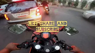 Ktm rc 200 vs Yamaha mt15, street race