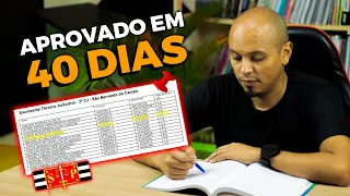 COMO FUI APROVADO NO CONCURSO TJ SP ESTUDANDO MENOS DE 40 DIAS