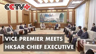 Vice Premier Meets HKSAR Chief Executive