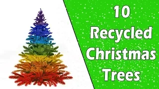 10 Recycled Christmas Trees - Ecobrisa DIY