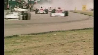 1973 British GP - Jody Scheckter spins!