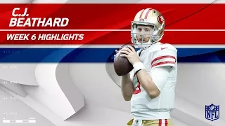 C.J. Beathard's Gritty Effort w/ 245 Yards & 1 TD! | 49ers vs. Redskins | Wk 6 Player Highlights