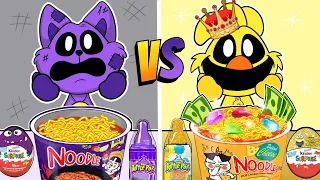 RICH FOOD VS POOR FOOD CHALLENGE with Catnap vs KickinChicken | POPPY PLAYTIME CHAPTER 3 | ASMR