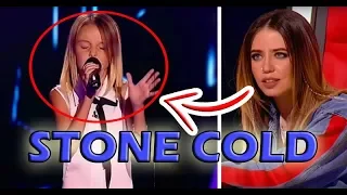 Daneliya Tulyeshova 'Stone Cold' Blind Audition REACTION!!