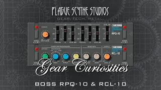 Gear Curiosities: BOSS Micro Half Rack RPQ-10 & RCL-10 - Vintage Home Studio PEQ and Compression!